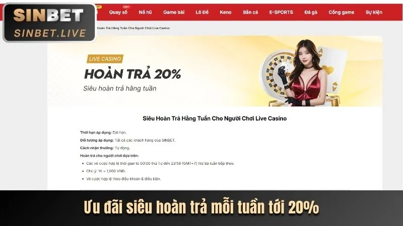 Hoàn trả hàng ngày cho game bắn cá